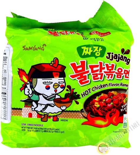 Samyang Jjajang Hot Chicken Ramen 140 Gm X 5 Buy Online At Best Price