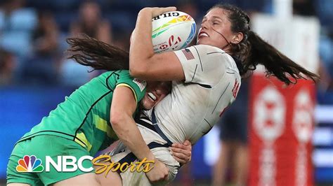 HSBC World Rugby Women S Sevens USA Holds Off Ireland For Bronze NBC