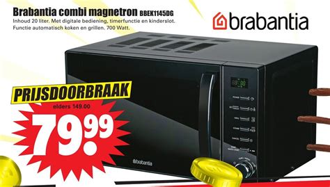 Brabantia Combi Magnetron Bbek Dg Aanbieding Bij Dirk