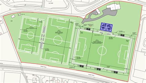 Scheme For A New Sports Pavilion Associated Pitches Metric Design