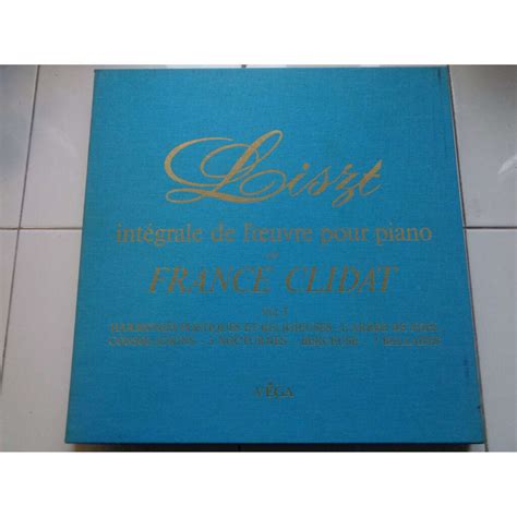 Liszt Int Grale De L Oeuvre Pour Piano Vol Lp Set Box St R O