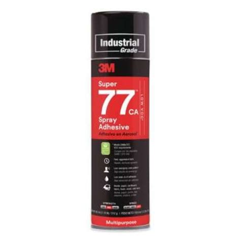 3m Super 77 Ca Mp Spray Adhesive 24 Oz Aerosol Can 12ca 405 051111