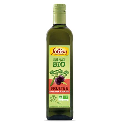 Soleou Huile D Olive Vierge Extra Bio Fruit E Cl Pas Cher Auchan Fr