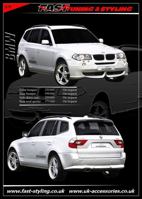 LK Performance RDX Front Spoiler VARIO X BMW X3 E83 M Styling 2006 Fr