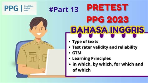 Latihan Soal Pretest PPG Bahasa Inggris Terbaru Sesuai Kisi Kisi 2023