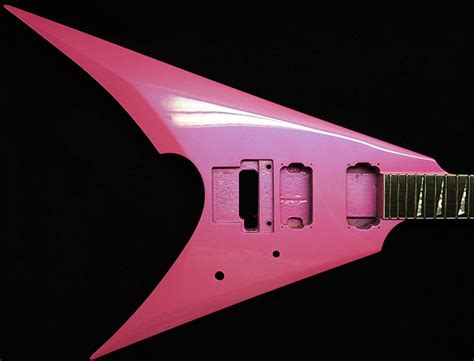 Pink Esp Ltd Arrow Guitar Custom Paint Sims Guitar Refinishing