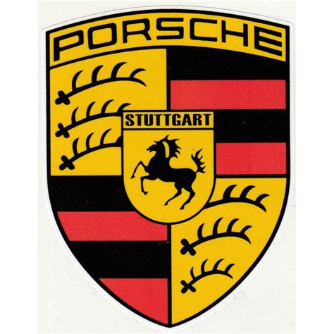 Porsche Laminated Vinyl Decal Cafe Racer