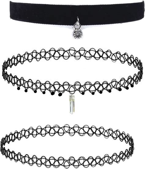 Black Spike Choker Collar Black Choker