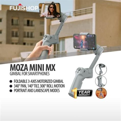 Jual Moza Mini Mx Gimbal Hp Smartphone Gimbal Stabilizer Garansi Resmi