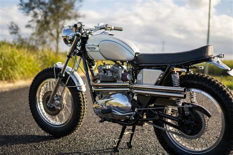 Custom Triumph Bonneville Desert Sled Has Nostalgia Rousing Looks And