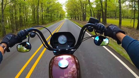 Pure Raw Sound Harley Davidson Sportster Iron Gopro K Pov