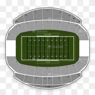 Fantastic Auburn Football Stadium Seating Chart With - Jordan-hare Stadium, HD Png Download ...