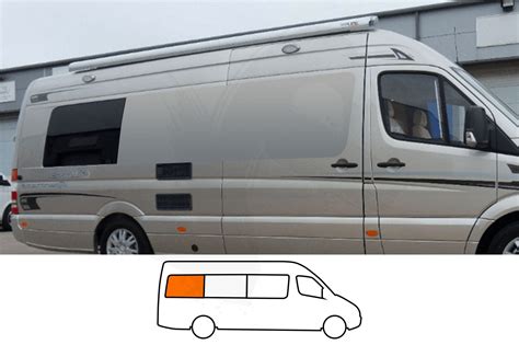 Vw Crafter Lwbxlwb Os Rear Fixed Window In Privacy Tint Vanpimps