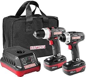 Craftsman C3 19.2 Volt Drill and Impact Driver Combo Kit - - Amazon.com