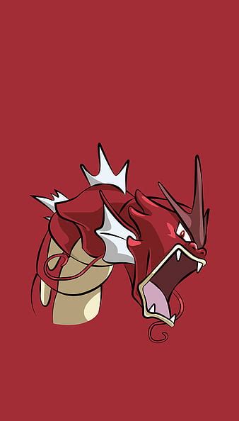 Red Gyarados Japanese Wallpaper