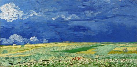 Campo Bajo Un Cielo Tormentoso Vincent Van Gogh