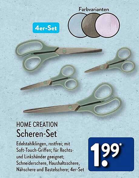 Home Creation Scheren Set Angebot Bei ALDI Nord 1Prospekte De