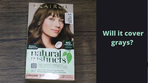 How To Cover Gray Hair Clairol Natural Instincts Review Does It Work To Cover Grey Hair