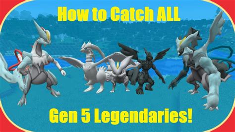 How To Catch Every Gen Legendary In Pixelmon All Forms Youtube