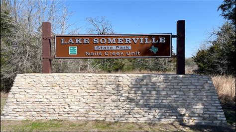 Trip To Lake Somerville State Parknails Creek Unit Trails Youtube