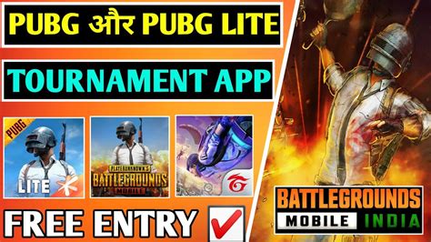 Pubg Tournament App Free Entry Pubg Lite Tournament App Free