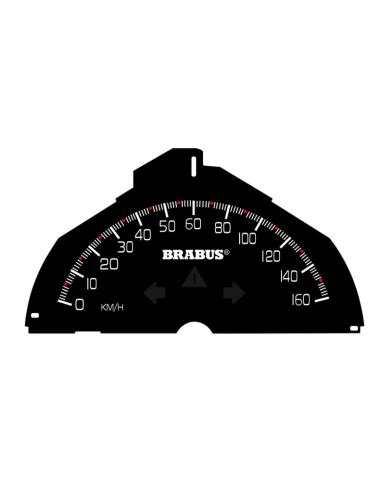 Smart Fortwo Brabus Style Speedo Dial Plates Km Hour Full Set