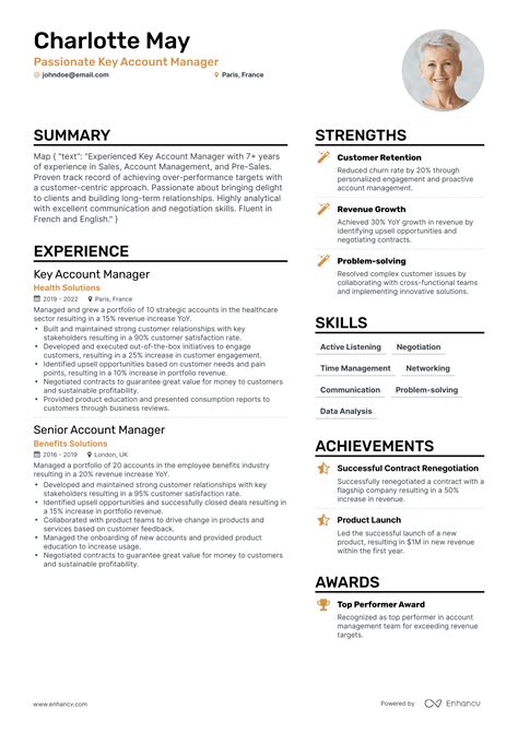 Key Account Manager Resume Examples Guide For