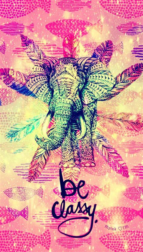 Be Classy Galaxy Boho Elephants Hd Phone Wallpaper Pxfuel