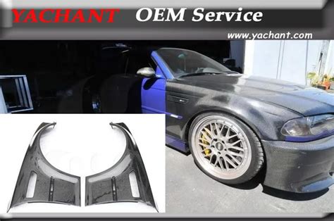 Car Styling Carbon Fiber Bodykit Front Fender Flares Fit For