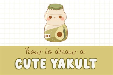 How To Draw A Cute Yakult Draw Cartoon Style