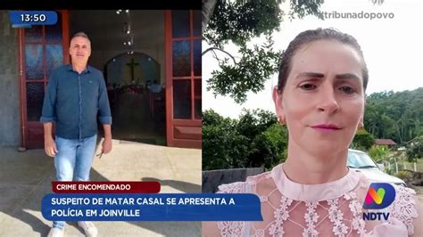 Crime encomendado suspeito de matar casal se apresenta à polícia em