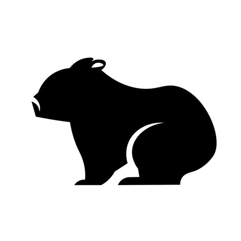 Wombat Icon Vector 584061 Vector Art At Vecteezy