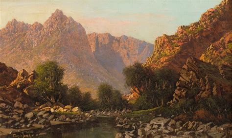 Tinus De Jongh Mountainous Landscape Mutualart