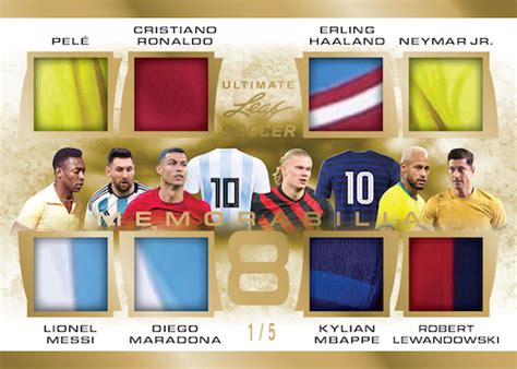 Leaf Ultimate Soccer Checklist Set Info Boxes Date Review