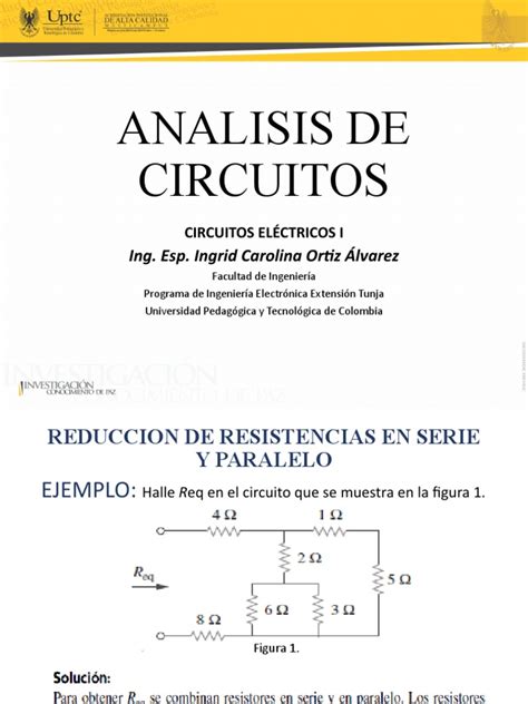 Análisis De Circuitos Reducción De Resistencias Serie Y Paralelo Y