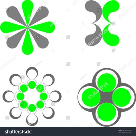 Green Design Elements Stock Vector Illustration 56329738 : Shutterstock