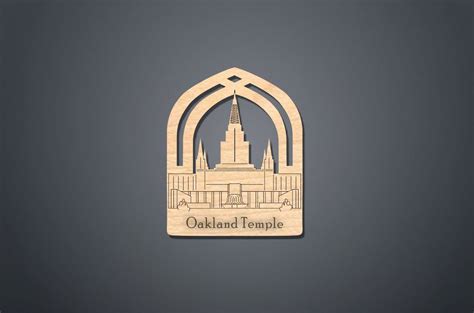 Oakland Temple Christmas Ornament – Urban Forest Woodworking & Design