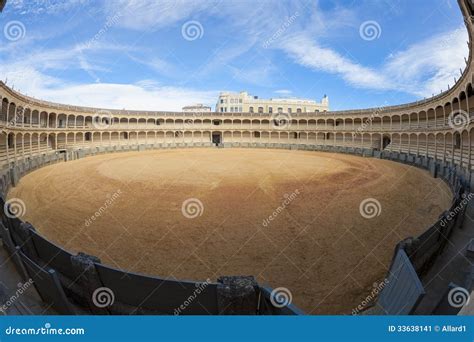 Plaza De Toros in Ronda Spain Stock Image - Image of place, fisheye ...