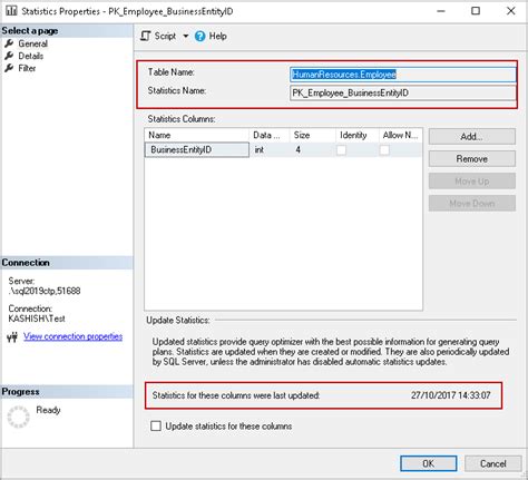 Sql Server Statistics And How To Perform Update Statistics In Sql