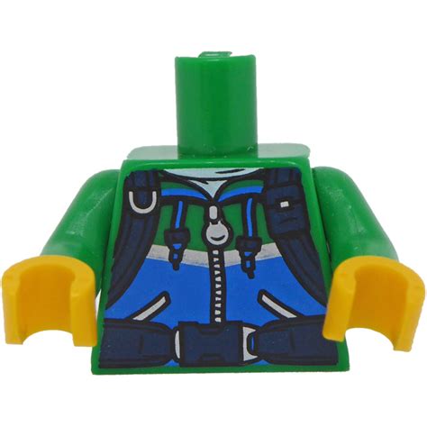 Lego Green Hiker Minifig Torso Brick Owl Lego Marketplace