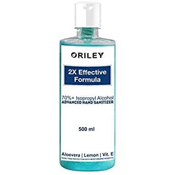 Oriley Waterless Hand Sanitizer Isopropyl Alcohol Based Instant