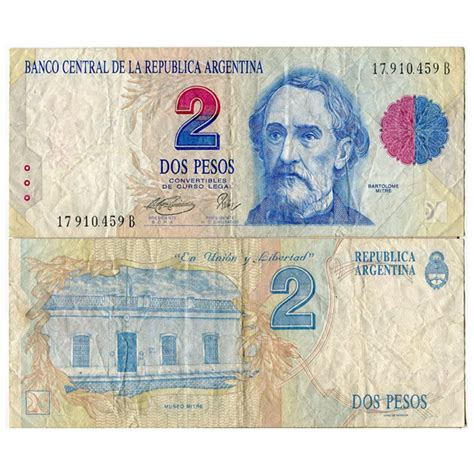 Nd Billete Argentina Pesos Convertibles B Mitre P B