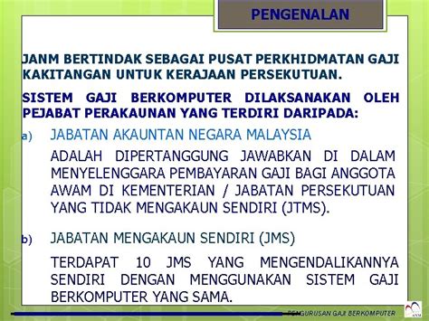 Kursus Gaji Elaun Dan Kemudahan Jabatan Akauntan Negara