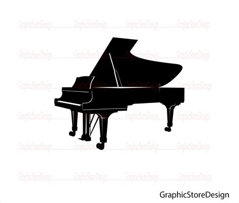 Grand Piano Svg, Piano Svg, Piano Silhouette, Piano, Grand Piano, Grand ...