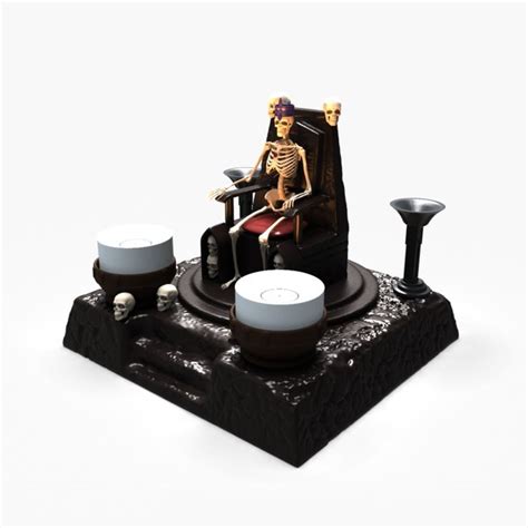 Dungeon Throne Candle Holder D Turbosquid