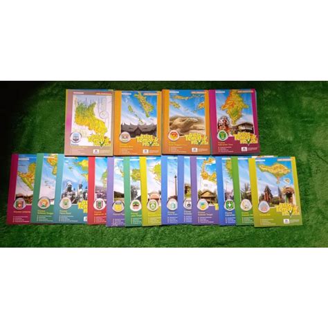 Jual Original Buku Peta Atlas Tematik 34 Provinsi Isi 34 Buku Jambi