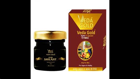 Veda Gold Shilajit And Extra Strong Capsules 10 Caps Veda Gold Pure Shilajit Is The Purest