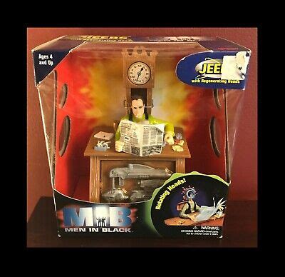 1-1997 GALOOB MEN IN BLACK MIB JEEBS REGENERATING HEADS NEW IN BOX QTY ...