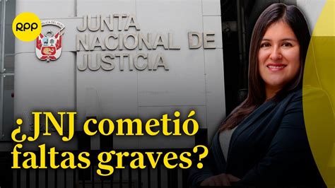 Beatriz Ramírez explica la situación de la Junta Nacional de Justicia