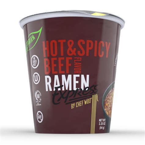 Ramen Express Hot And Spicy Beef Flavor Ramen Cup Noodle 2